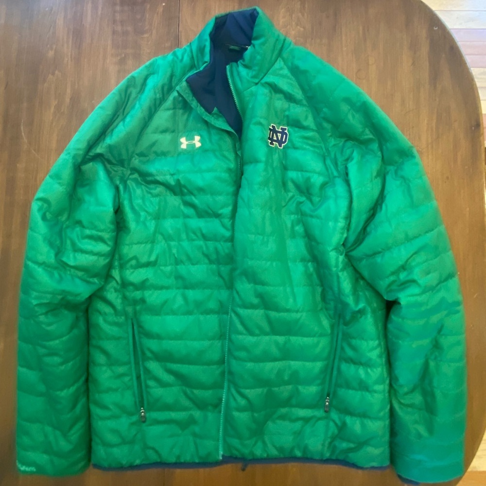 Notre Dame Under Armour puffer jacket